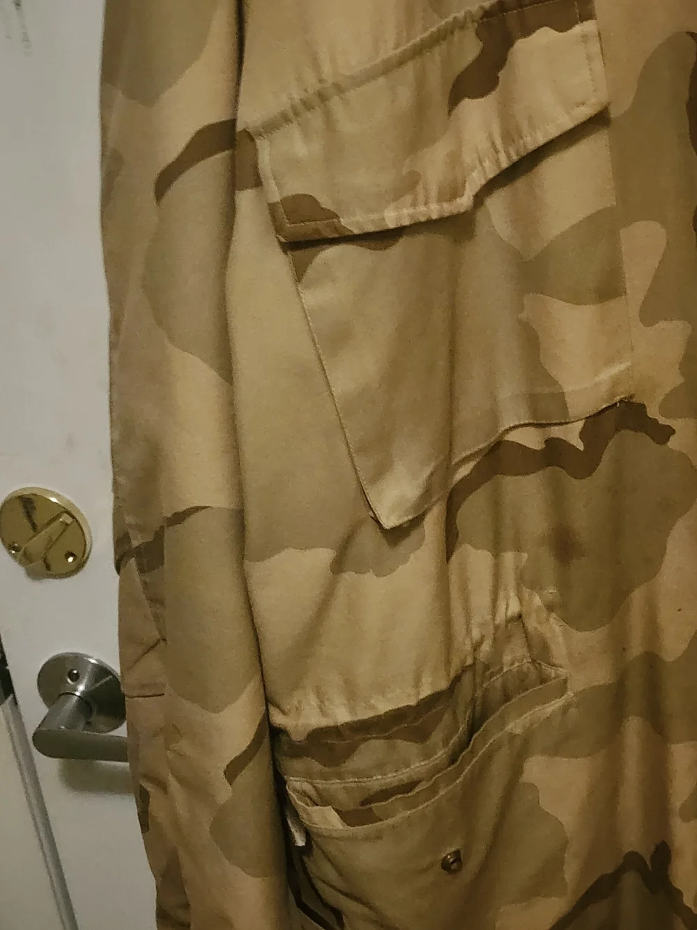 Rochester Ny Tan Camo Field Jacket with Lettering
